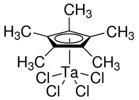 Pentamethylcyclopentadienyltantalum tetrachloride - CAS:71414-47-6 - Tetrachloropentamethylcyclopentadienyltantalum(IV)